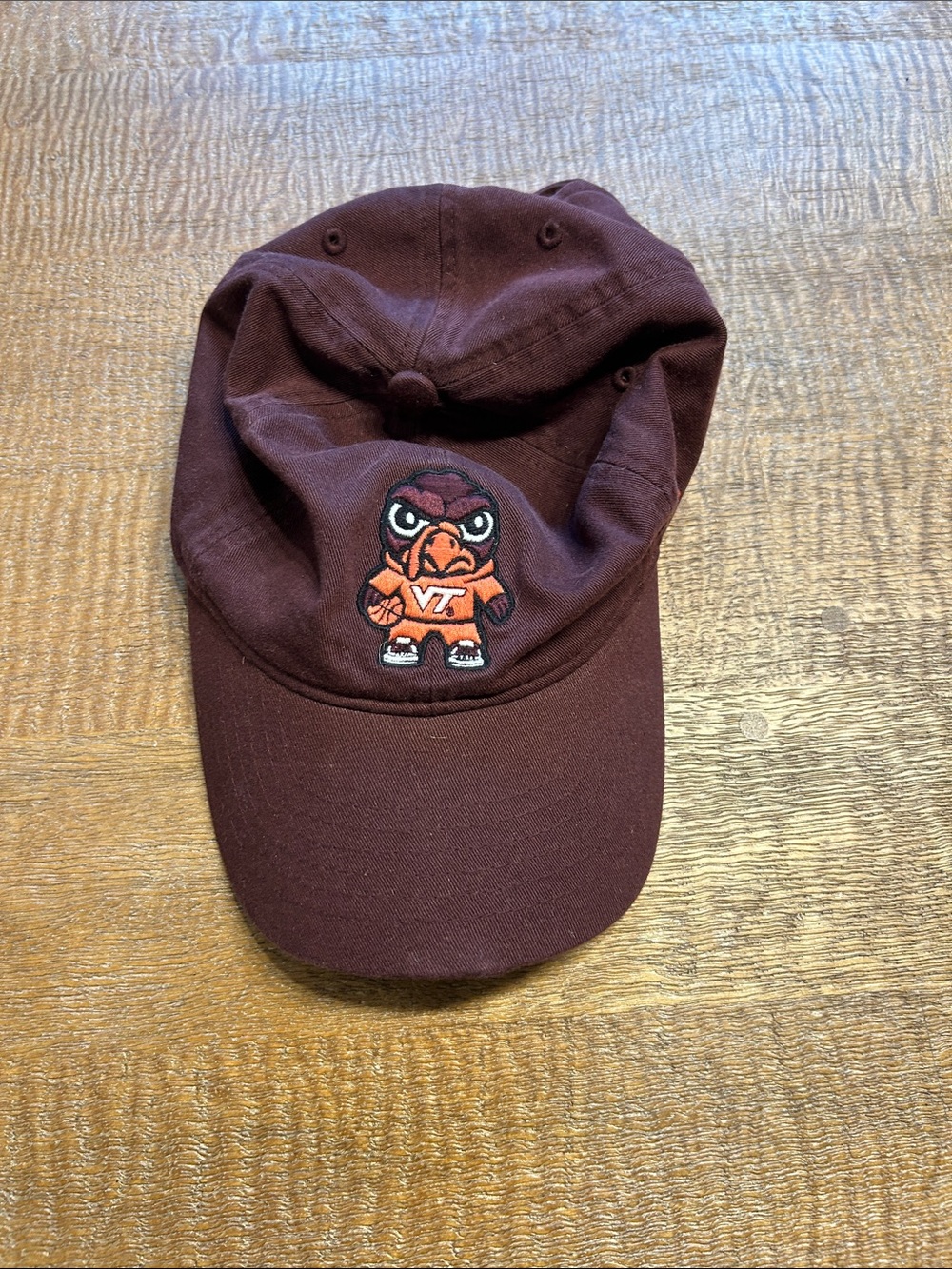 Zephyr Maroon Embroidered Patch Baseball Cap